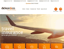 Tablet Screenshot of dickson-insurance.com